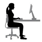 correct posture when working at computer
